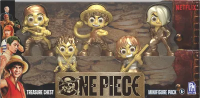 Produktbild von One Piece Minifiguren Set Gold 6 cm