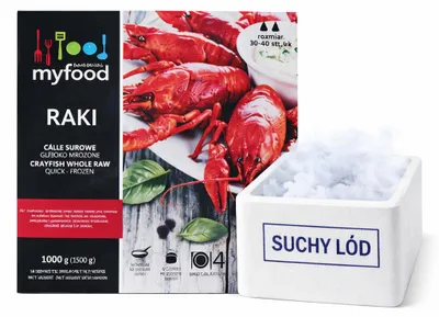 Zdjęcie produktu dla Raki całe surowe mrożone 1 kg