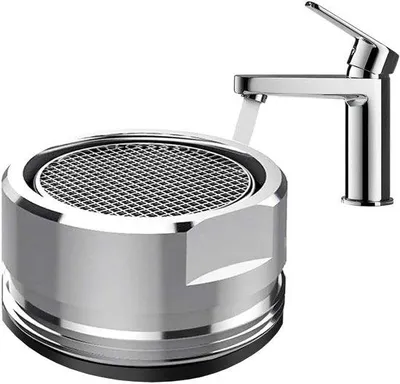 Immagine prodotto di 3 aeratori per rubinetto in acciaio inossidabile cromato con guarnizioni - Risparmio idrico, Cucina, Bagno