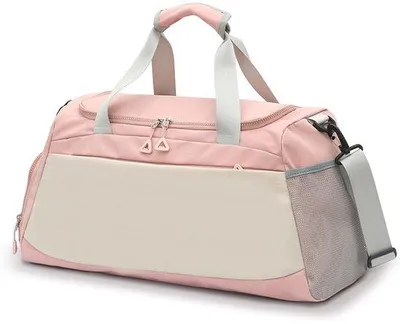 Productafbeelding van Unyqoos® Sporttas 49,8 x 22,9 x 26,9 cm – Reistas met waterdicht schoenvak en natvak, gemaakt van Oxford-stof, met verstelbare schouderriem