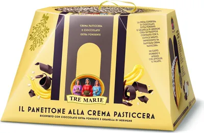 Produktbild von Tre Marie Panettone alla Crema Pasticcera 850g