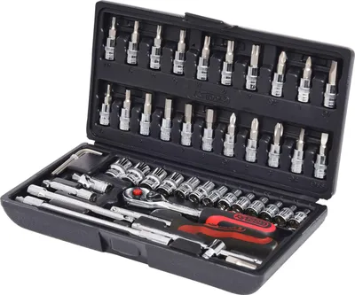 Immagine prodotto di KS TOOLS 1/4" CHROMEplus set di chiavi a bussola, 48 pezzi ( 918.0648 )