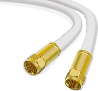 Produktbild von 15m Koaxialkabel SAT Kabel mit F-Stecker 135dB 4K Ultra HD - Weiß HD Receiver PV