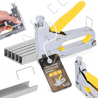 Produktbild von TRCR Handtacker Polsterhefter Metall 4-14 mm mit 3000 Klammern