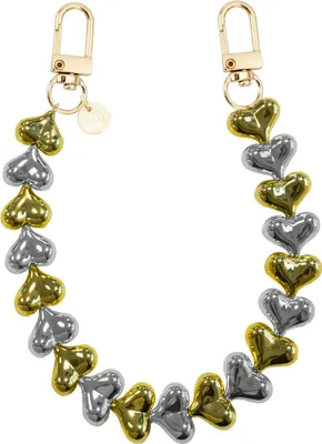 Produktbild von Funky Hearts Cord (gold and silver)