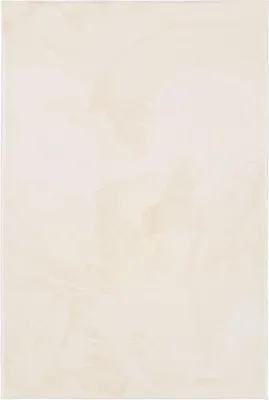 Image de Tapis Salon Beige 160x230 cm – Tapis Doux à Poils Courts – Antidérapant – Tapis Moelleux Lavable pour Chambre
