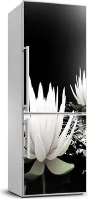 Immagine prodotto di Decorazione per frigorifero Tulup - 70x190 cm - Adesivo per frigorifero - Fiore di loto