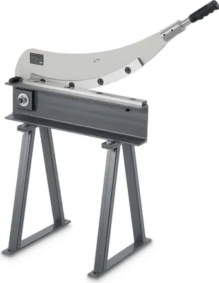 Produktbild von VEVOR Handhebelschere, 500 mm Bettbreite, Hebelschere, Guillotine Blechschneider für die Blechbearbeitung, mit Q235-Material, Ständer