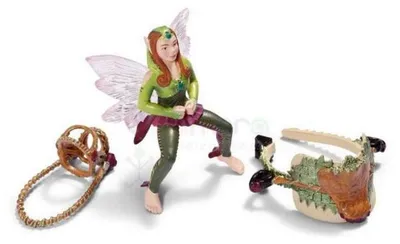 Obrázok produktu pre Schleich 42109 - Jazdecký set lesného elfa, minifigúrka (BEZ koňa)