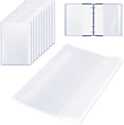 Obrázek produktu pro Obálky A4, 30 kusů, plastové, průhledné, opakovaně použitelné, vodotěsné, vhodné do školy