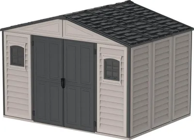 Image de DURAMAX WoodBridge Plus II Pavillon de jardin 8 m² + structure du sol, vinyle, anthracite DURAMAX 20225