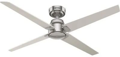 Obrázok produktu pre Stropný ventilátor s diaľkovým ovládaním Cordelia Nickel 132 cm