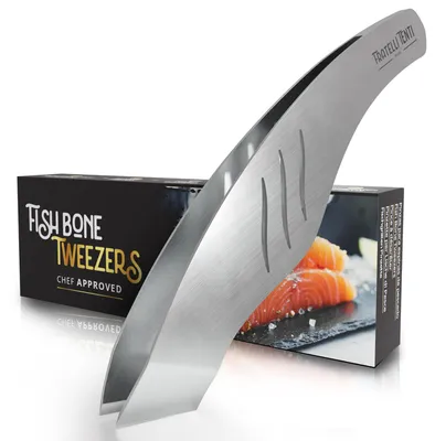 Grätenpinzette aus Edelstahl – für Fisch, Lachs & Sashimi