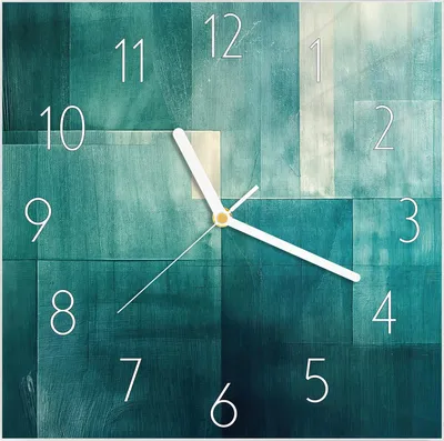 Produktbild von Wanduhr aus Glas mit Motiv Abstrakter Hintergrund- 30 x 30 cm - inkl. Aufhängesystem