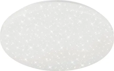 Produktbild von LED Deckenleuchte Badlampe Sternenhimmel IP44 18W weiß Metall Ø38,5 Briloner