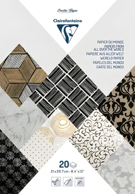 Produktbild von Clairefontaine 3329680950984, Kunstdruckpapierblock, 20 Blätter