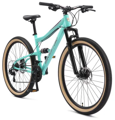 Produktbild von BIKESTAR Fully Mountainbike 27,5 Zoll | 17 Zoll Rahmen, 21 Gang Shimano Schaltung, Scheibenbremse | Mint