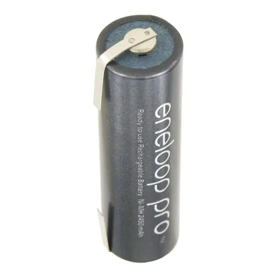 Produktbild von Panasonic eneloop Pro Mignon Akku BK-3HCCE NiMH 1,2Volt 2500mAh mit Lötfahne U