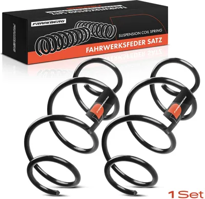 Image de Frankberg 2x Ressort de suspension essieu avant pour Renault Clio III BR0/1 CR0/1 1.6L 2010-2014