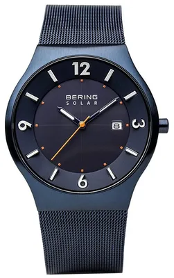 Productafbeelding van BERING Solar herenhorloge, blauw, model 14440-393