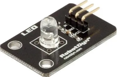 Produktbild von LED auf Platine - Breakoutboard - verschiedene Farben Farbe: Grün