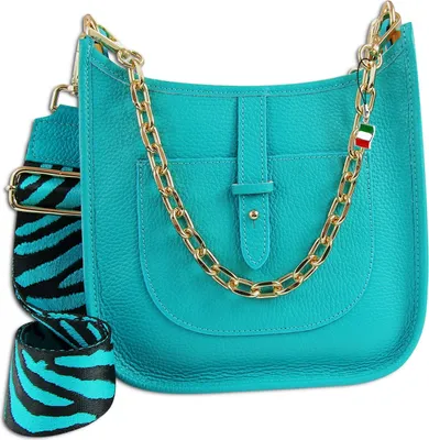 Produktbild von Tasche türkis Florence Citytasche Leder OTF158T
