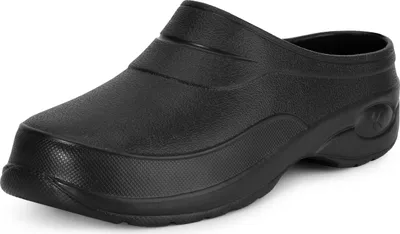 Produktbild von Ladeheid Damen und Herren leichte Eva Clogs Gartenclogs Gartenschuhe KL037(Schwarz, 38)