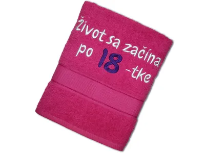 Obrázok produktu pre Osuška Život sa začína po 18-tke
