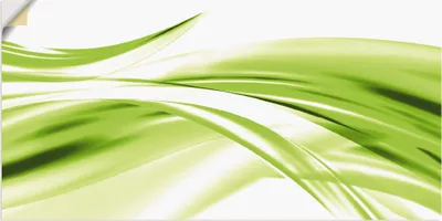 Produktbild von ARTland Wandbild, selbstklebend Schöne grüne Welle - Abstrakt Größe: 100x50 cm