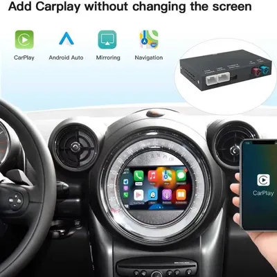 Produktbild von AUTOABC CarPlay Android Auto Interface MINI CIC R55–R61 F54/F55 2008–2013 – OEM Look, Plug & Play