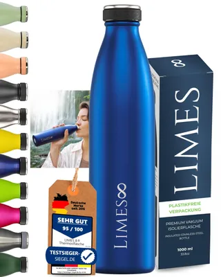 Zdjęcie produktu dla Termos ze stali nierdzewnej, pojemność 1 litr, z podwójną izolacją