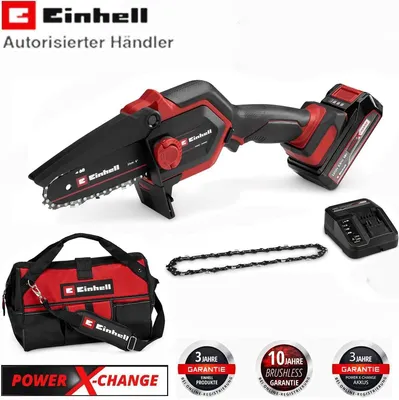 Produktbild von Einhell Akku-Astkettensäge GE-PS 18/15 Li BL - 18 V,mit Akku 2.5 Ah + Ladegerät