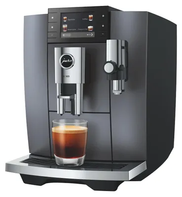 Produktbild von JURA E10 Onyx Grey (EA) Kaffeevollautomat | 36 Spezialitäten | Hot, Cold & Light Brew | Sweet Foam | P.A.G.2+
