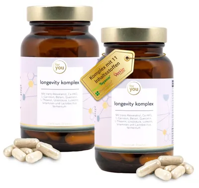 Produktbild von for you longevity komplex Doppelpack