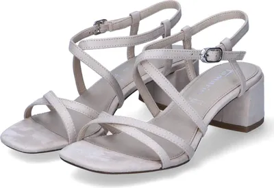 Produktbild von Tamaris Damen Sandalen/ Sandaletten/ Riemchensandaletten Beige Textil Größe: 37