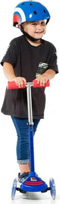 Produktbild von Kinderroller mit Lichtern - Maxi Scooter Blau