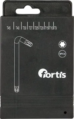 Imagen del producto de Fortis 4317784729956, 9 unidades, 10,15,20,25,27 mm, cromo