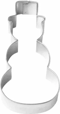 Produktbild von Birkmann Lebkuchen-Ausstechform Schneemann, Ausstecher, Plätzchenform, Keks, Plätzchen, Edelstahl, 10.5 cm, 143654