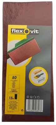 Produktbild von 15 STK Schleifpapier für Schwingschleifer Körnung 80 115mm x 280mm schleifen