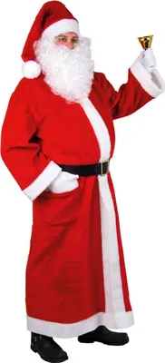 Produktbild von Weihnachtsmann Plüschkostüm 3-teilig