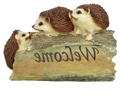 Produktbild von Willkommensschild Igel für den Garten