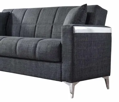 Produktbild von Bequemes Schlafsofa Schlichtem Design Gesteppter Rückenlehne