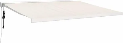 Produktbild von vidaXL Markise Einziehbar Creme 4,5x3 m Stoff und Aluminium