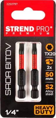 Immagine prodotto di Bit Strend Pro Premium Torx, T 20, conf. 2 pz