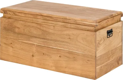 Produktbild von home24 Massiver Truhentisch - Akazie Hell