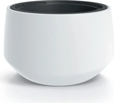 Image de Jardinière élégante avec surface lisse et base conique surélevée - Disponible en plusieurs couleurs