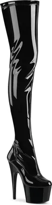 Produktbild von ADORE-4000 Damen Boots von Pleaser, Schwarz  , EU 40, US 10