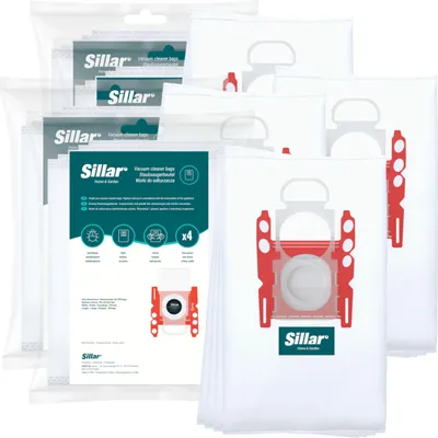 Obrázok produktu pre Vrecká do vysávača Sillar pre Bosch GL20, GL30, GL45, séria 2, 4, 6, 8,  - 16 kusov