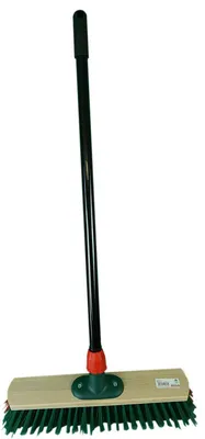 Produktbild von BÜMAG Kraftspar-Besen 40 cm mit V-Beborstung und Teleskopstiel - beschwingt, effizient und gut