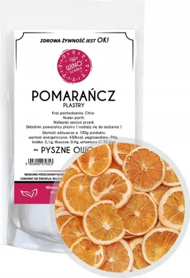 Obrázek produktu pro Sušené pomeranče v plátcích - 1 kg jedlé